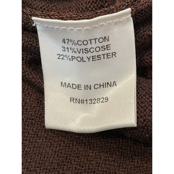 Lovers And Friends Azita Wrap Dress Women’s Size S Chocolate Brown Midi Shimmer - Picture 9 of 16